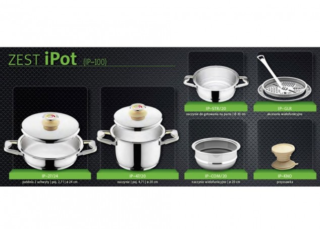 Zestaw naczyń ZEST iPOT + GRATIS Zepter
