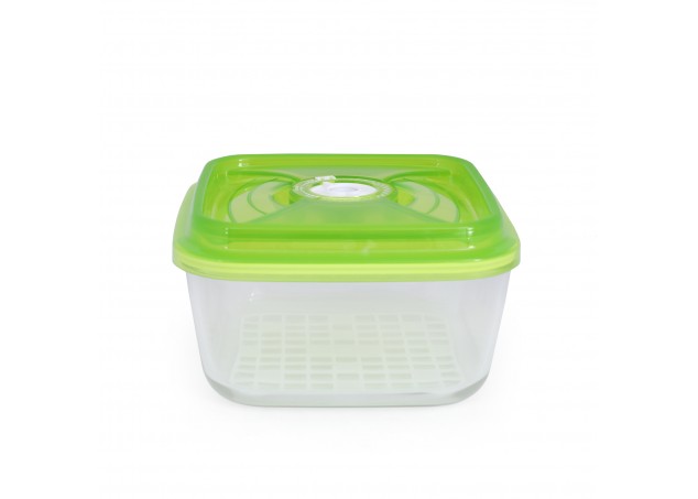 Pojemnik szklany VacSy Green Zepter 2,2 l 19 x 19 x 9,5 cm